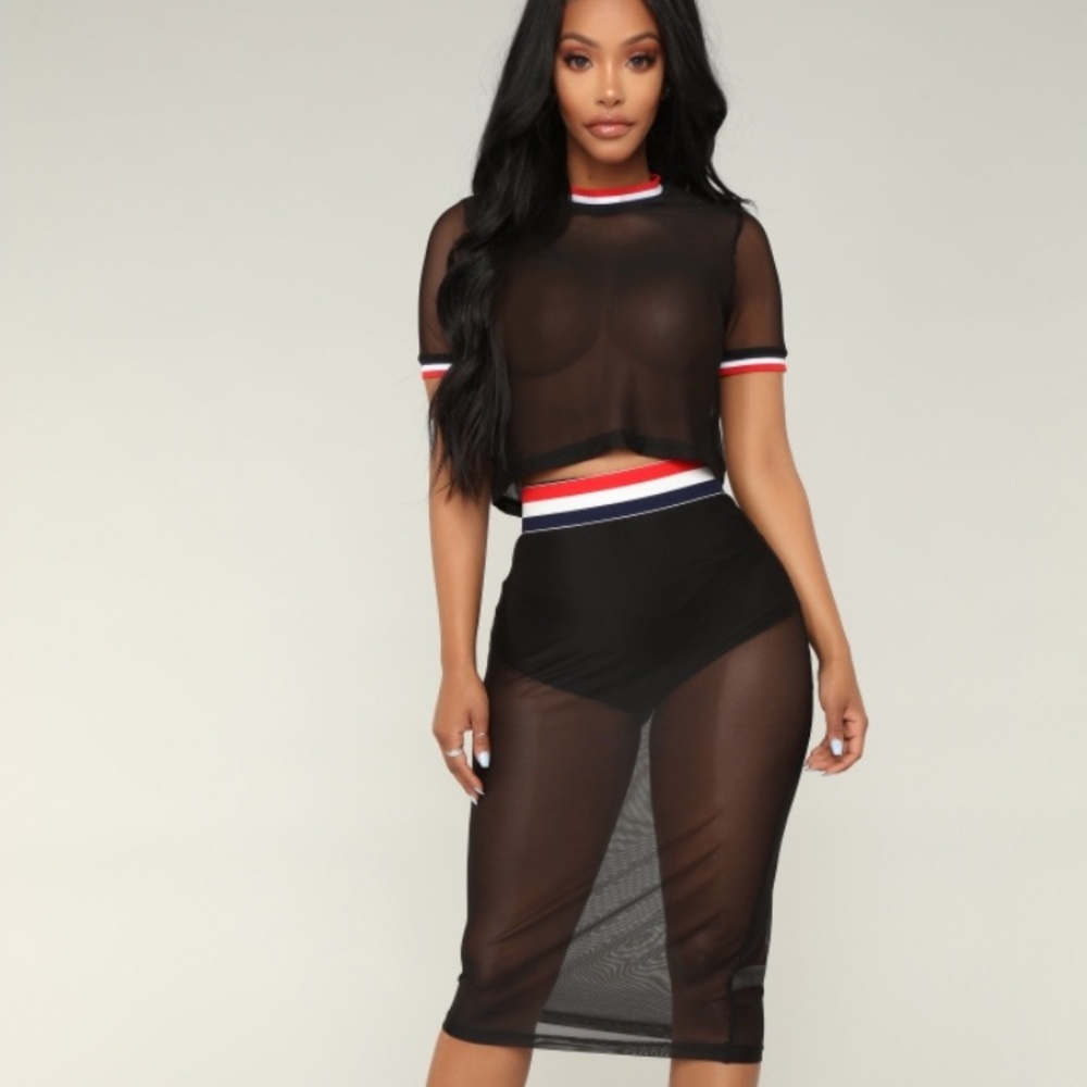 Fashion Nova skirt set